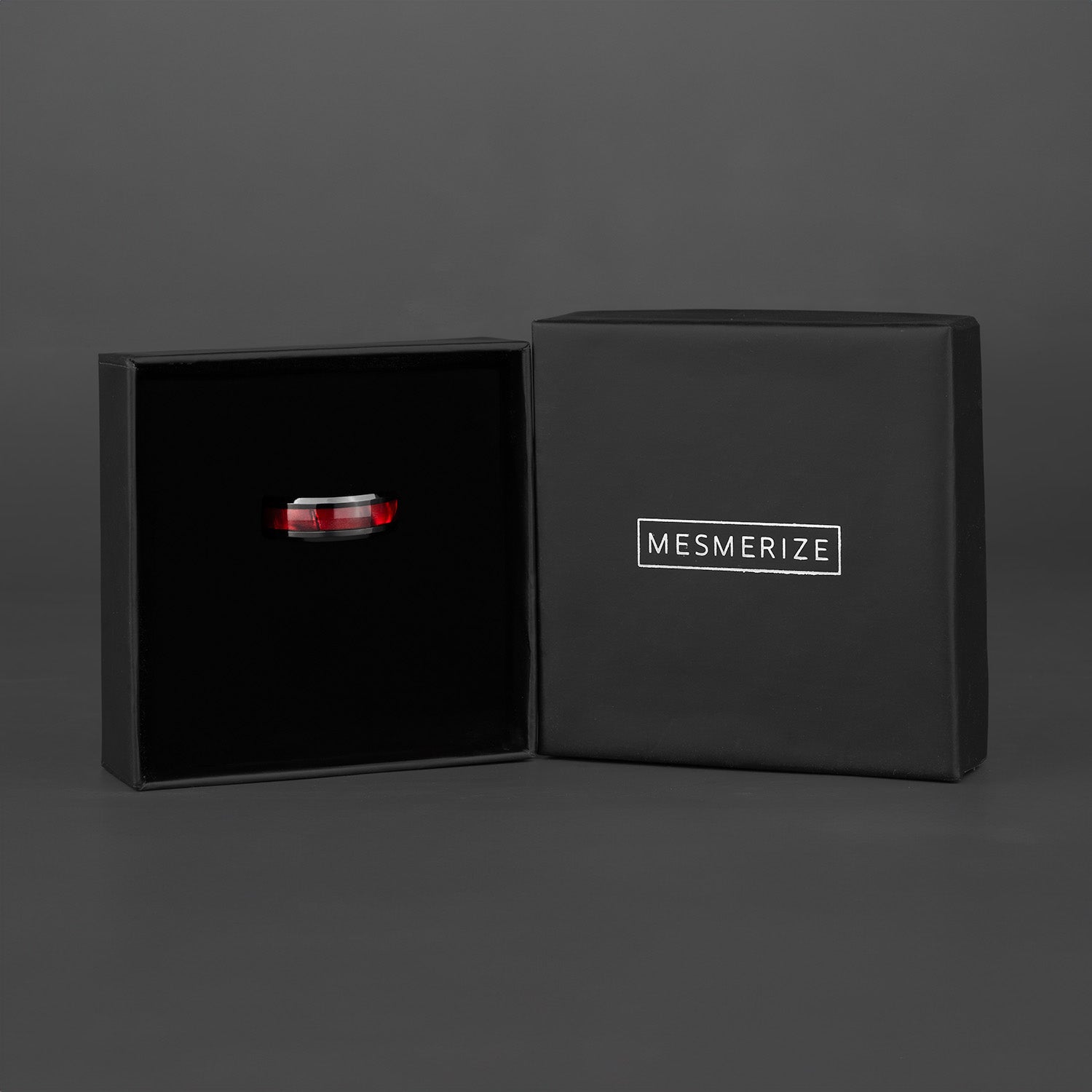 M Premium Jewellery Black Flash Ring