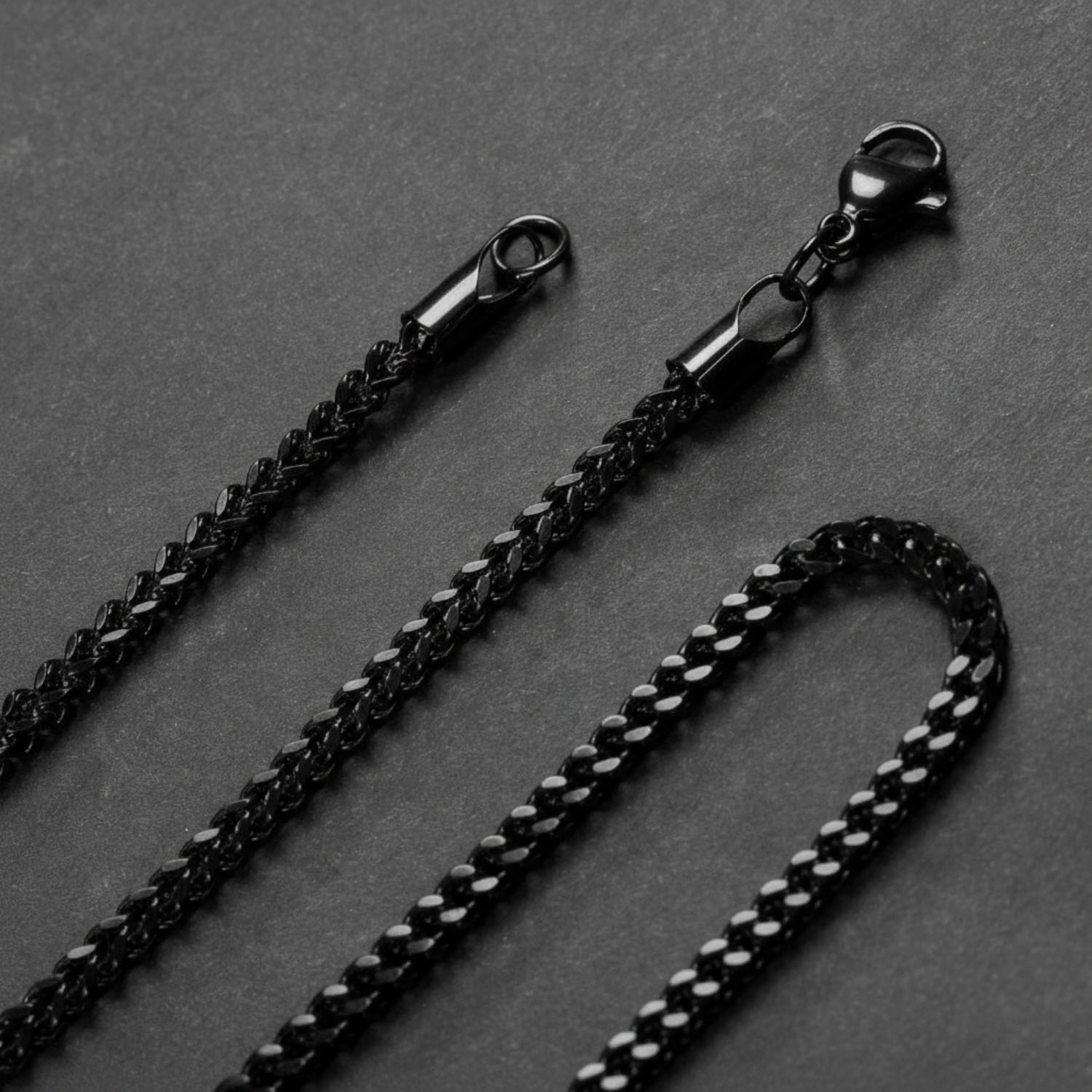 Mini Cuban Chain Black