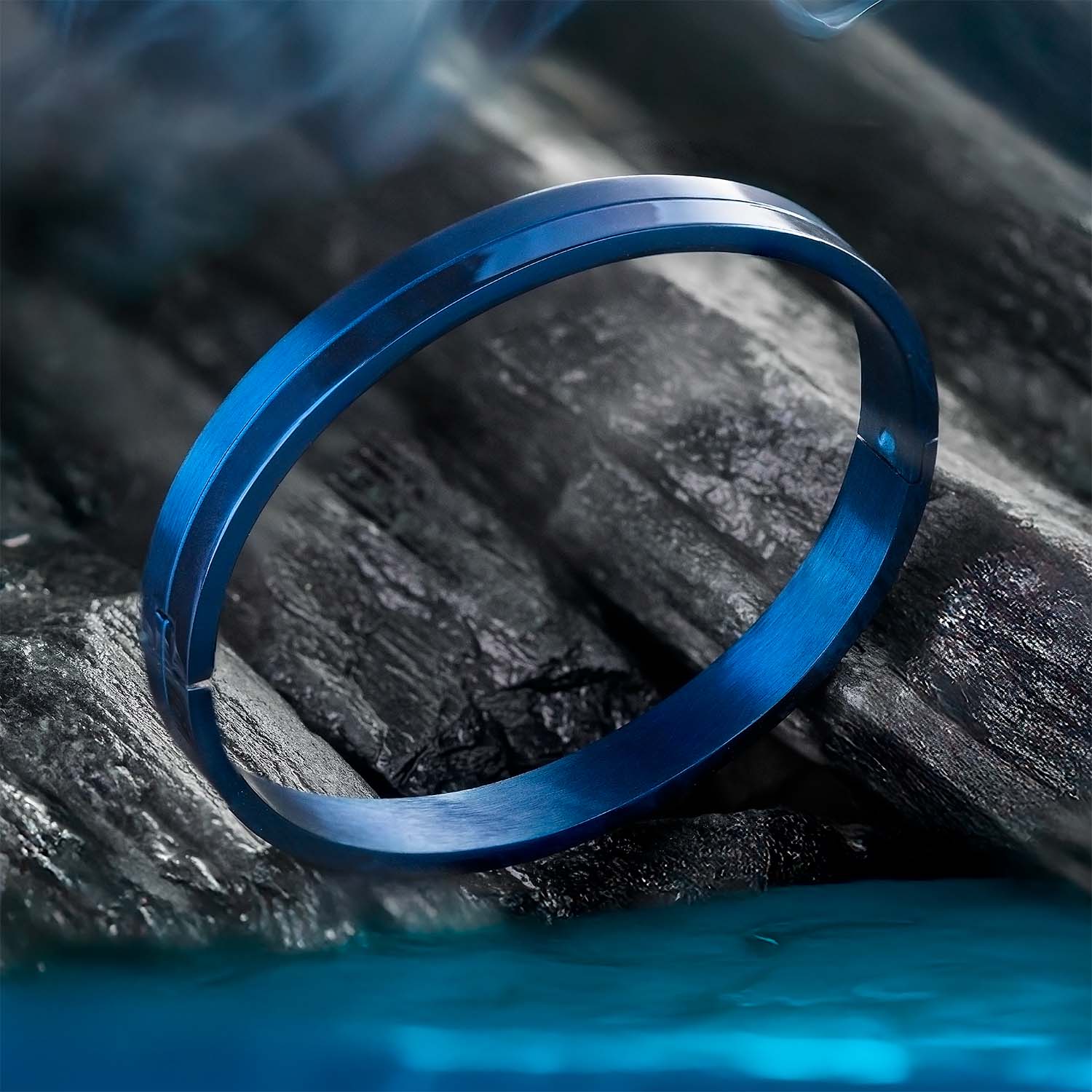 M Premium Jewellery Bracelet Sirius Mens Navy Blue