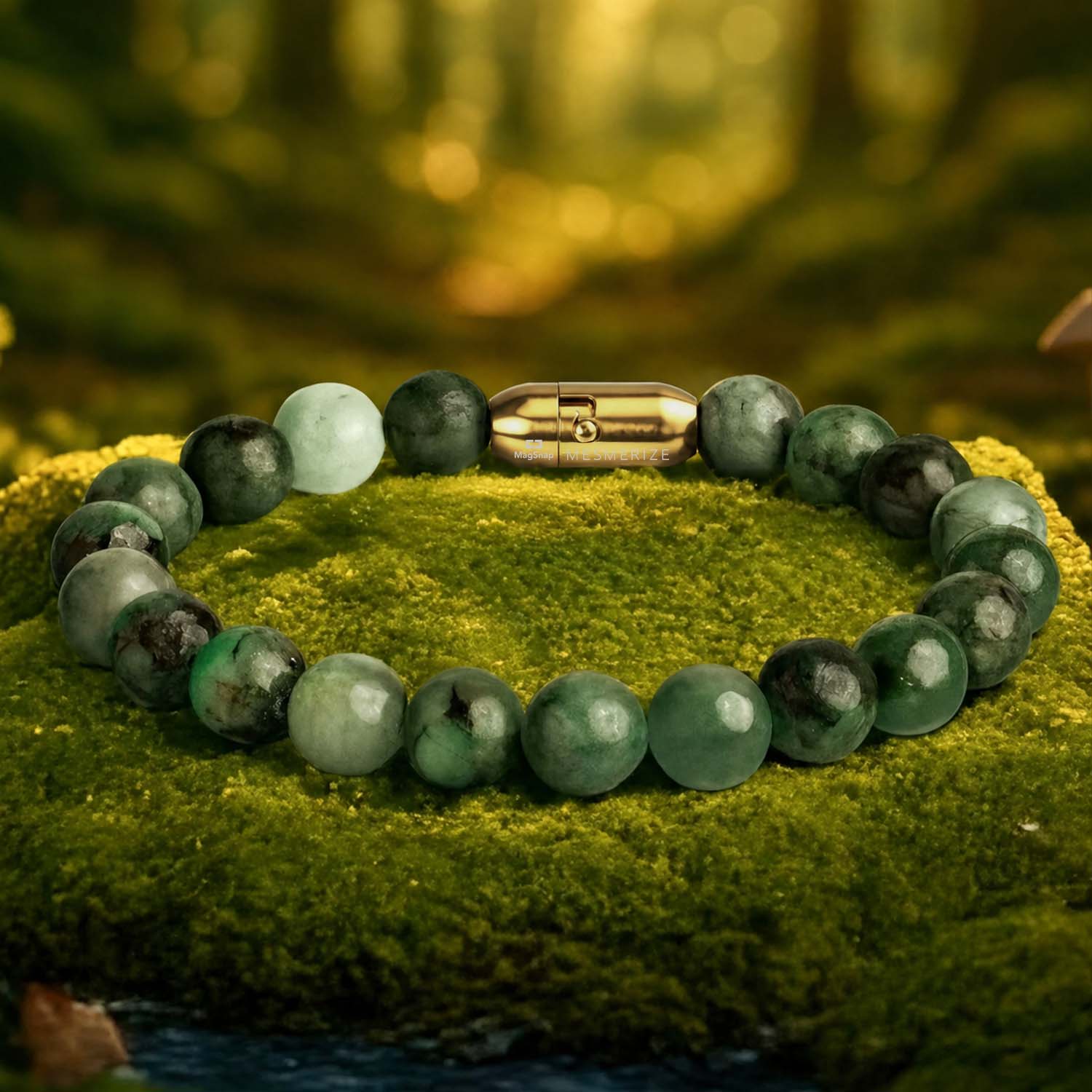 Green Radiance Emerald(Panna) Natural Stone with Magsnap2