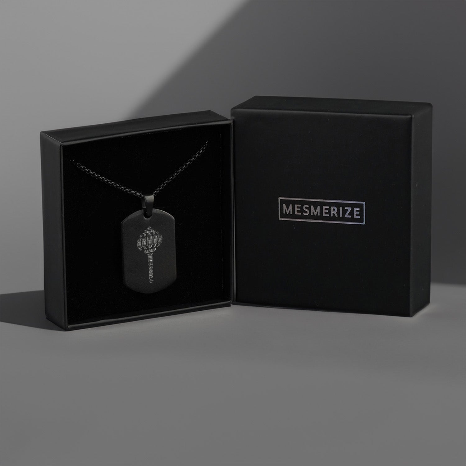 Hanuman Gada MicroCarved Tag Necklace