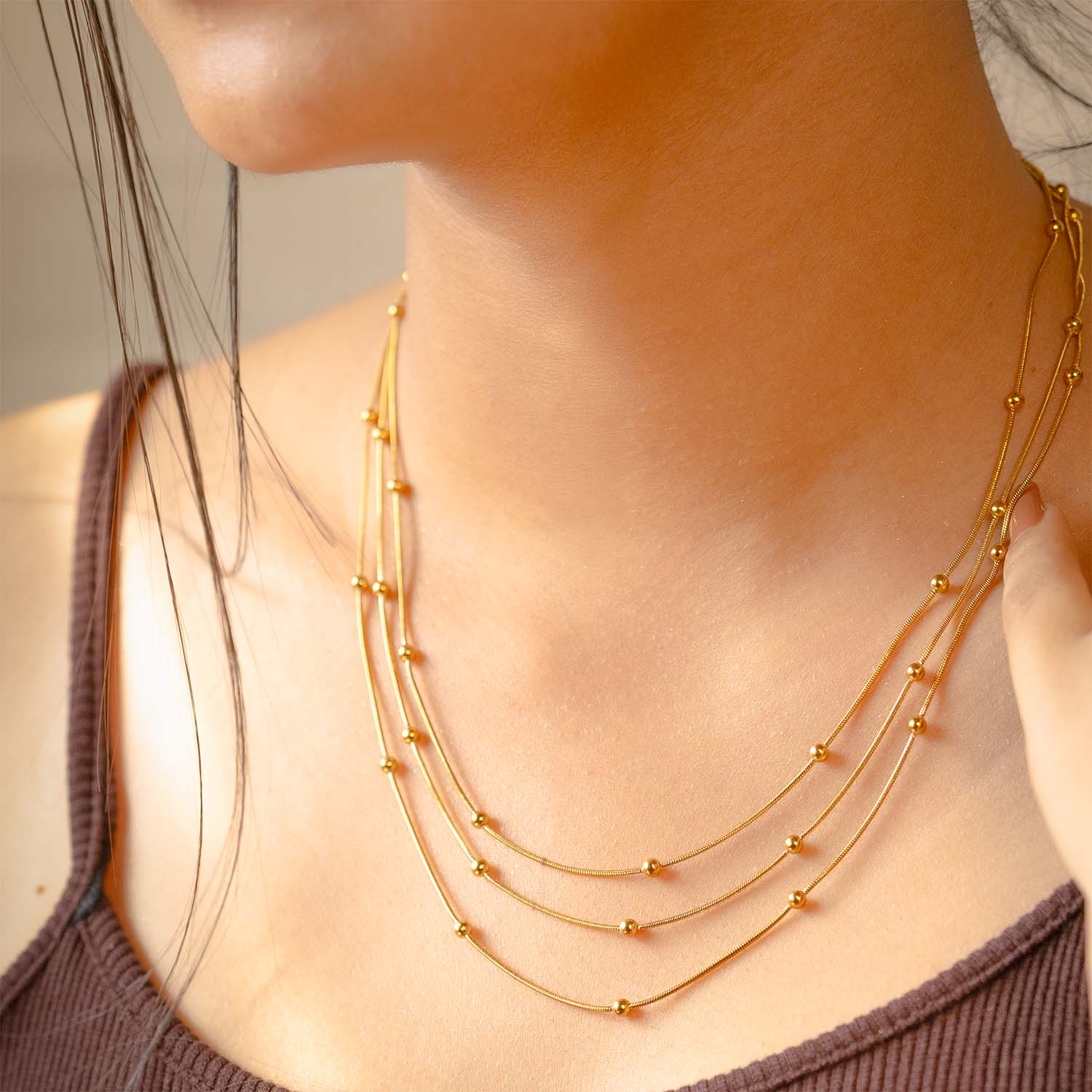 Stella Grace Layered Gold Necklace