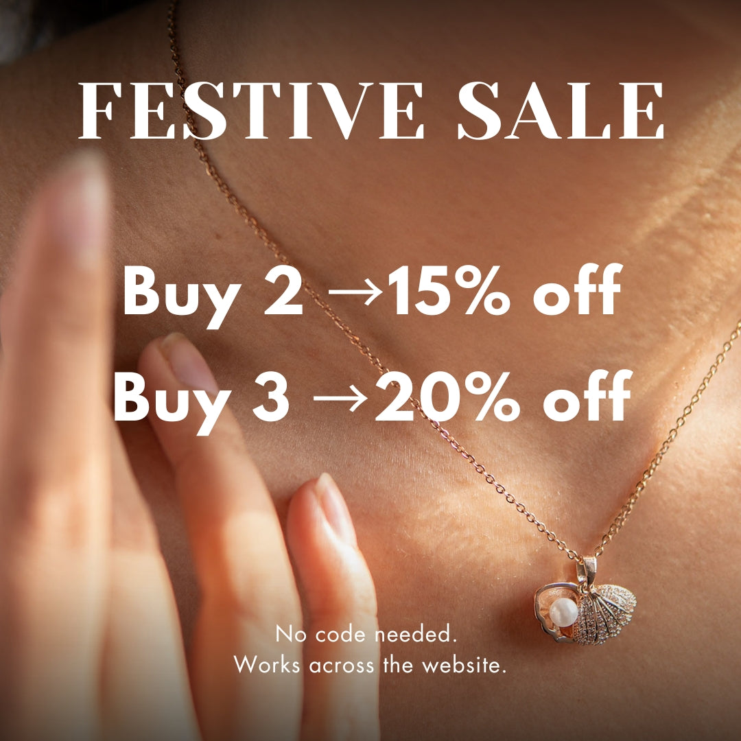 W Premium Jewellery Libra Necklace Earring Set (24 Sep - 23 Oct)