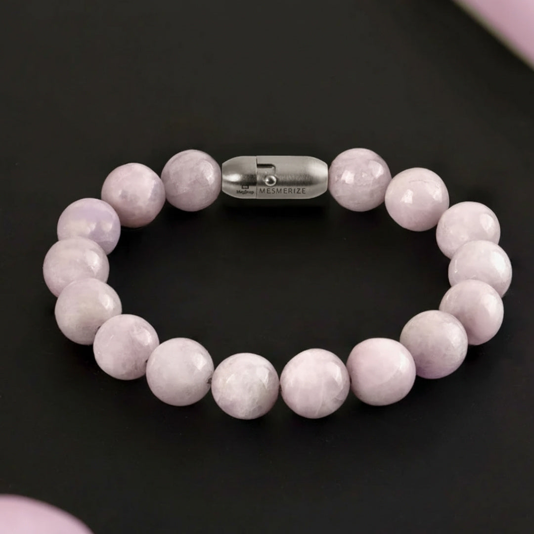 Nurturing Kunzite Natural Stone Bracelet With MagSnap 2