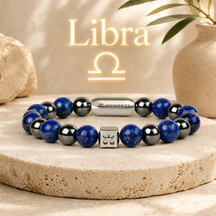 Libra (Tula) Zodiac Stone Bracelet with MagSnap 4
