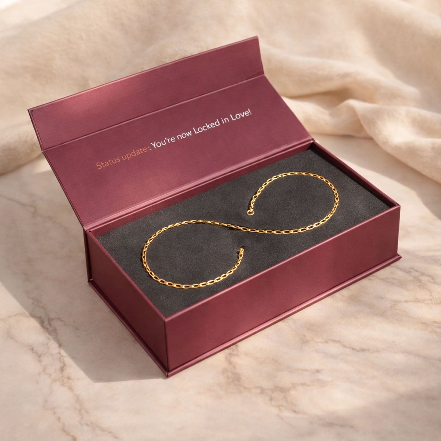 Love Locked Permanent Couple Bracelet Kit