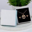Aries Necklace Earring Set (21 Mar - 20 Apr)