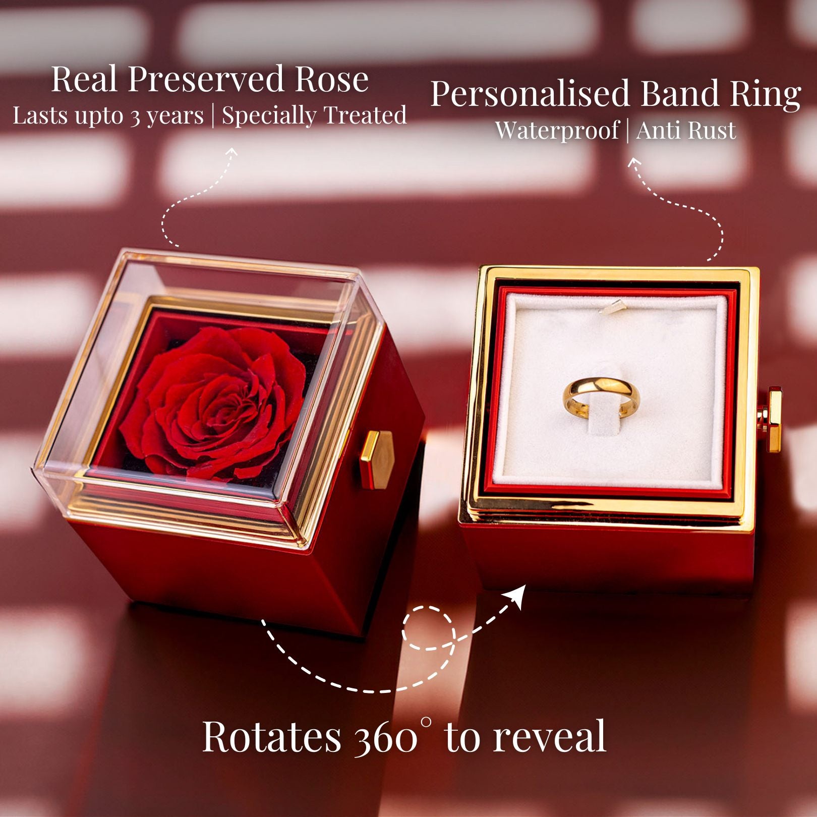 Personalised Band Ring Gold