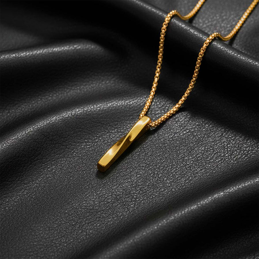 Twisted Bar Necklace