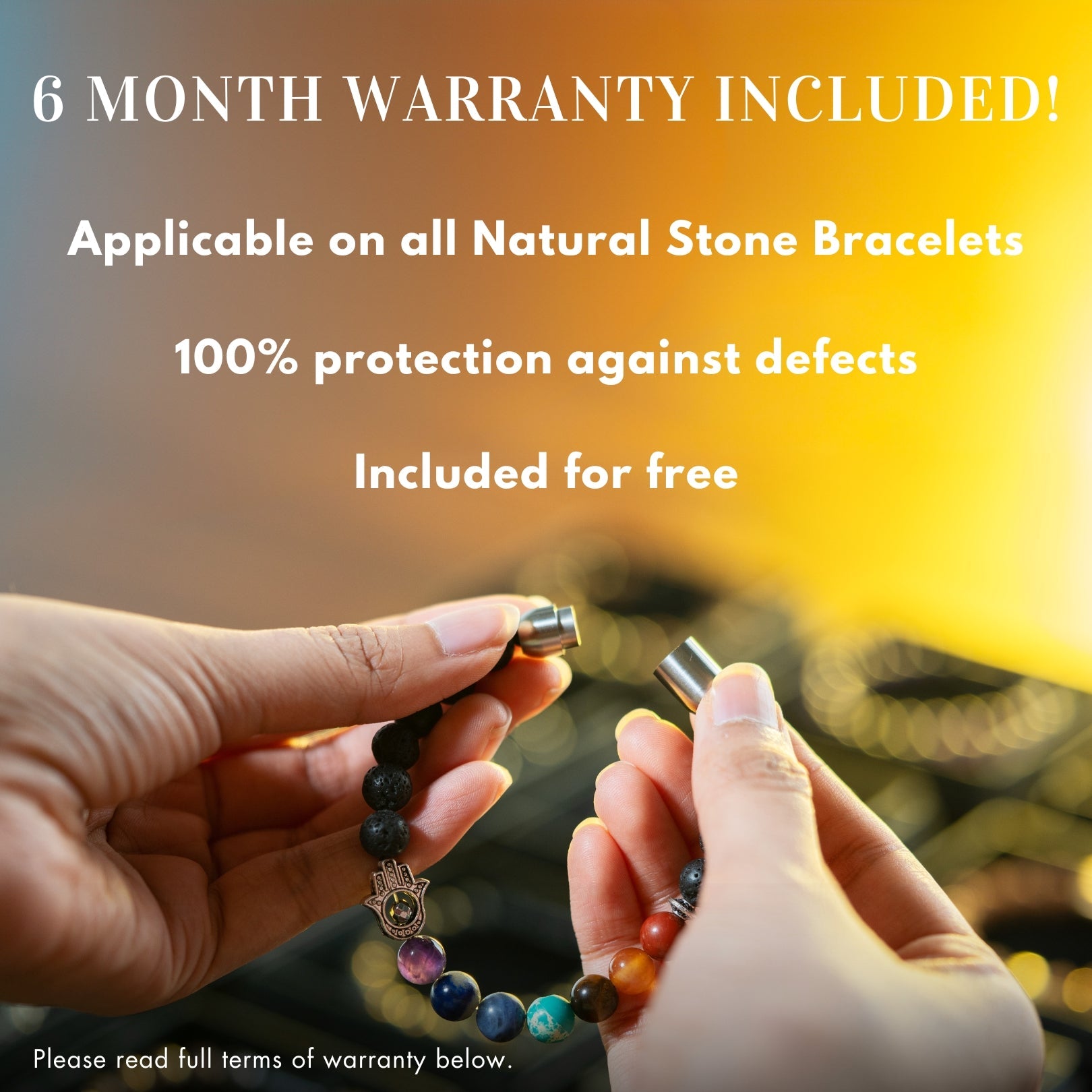 Sacred Saffordite (Chintamani) Natural Stone Bracelet with Magsnap2