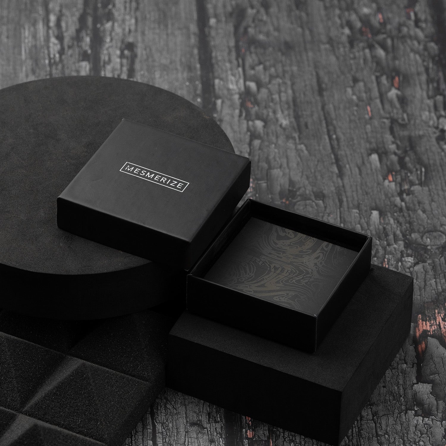 Black Rugged Steel Tag Necklace