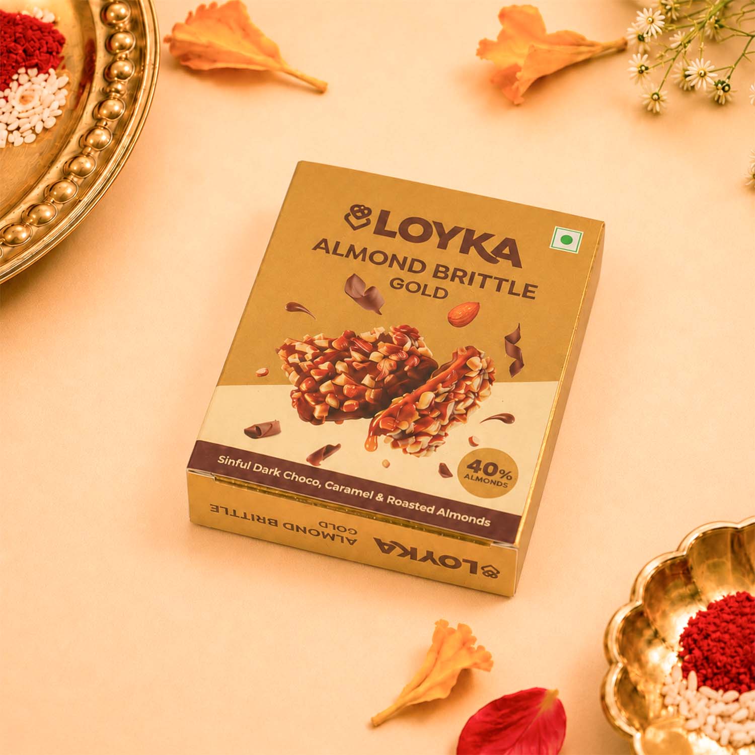 Shree Krishna Pure Silver Plated Rakhi Hamper