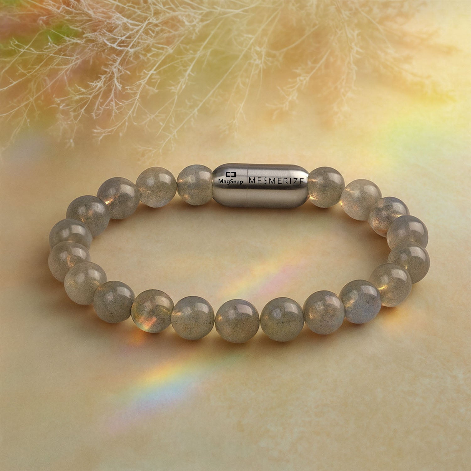 Resilient Labradorite Natural Stone Bracelet With MagSnap 2