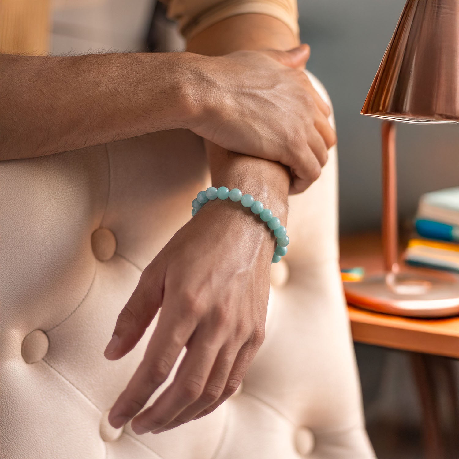 Serene Amazonite Natural Stone Bracelet