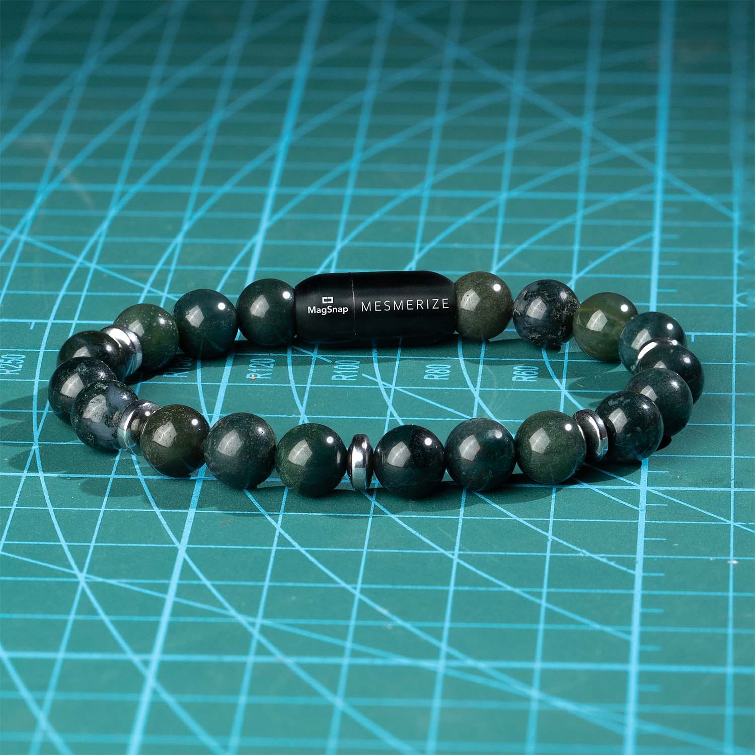 Soulful Moss Agate Natural Stone Bracelet