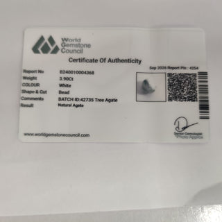 Tree Agate lab certificate 11