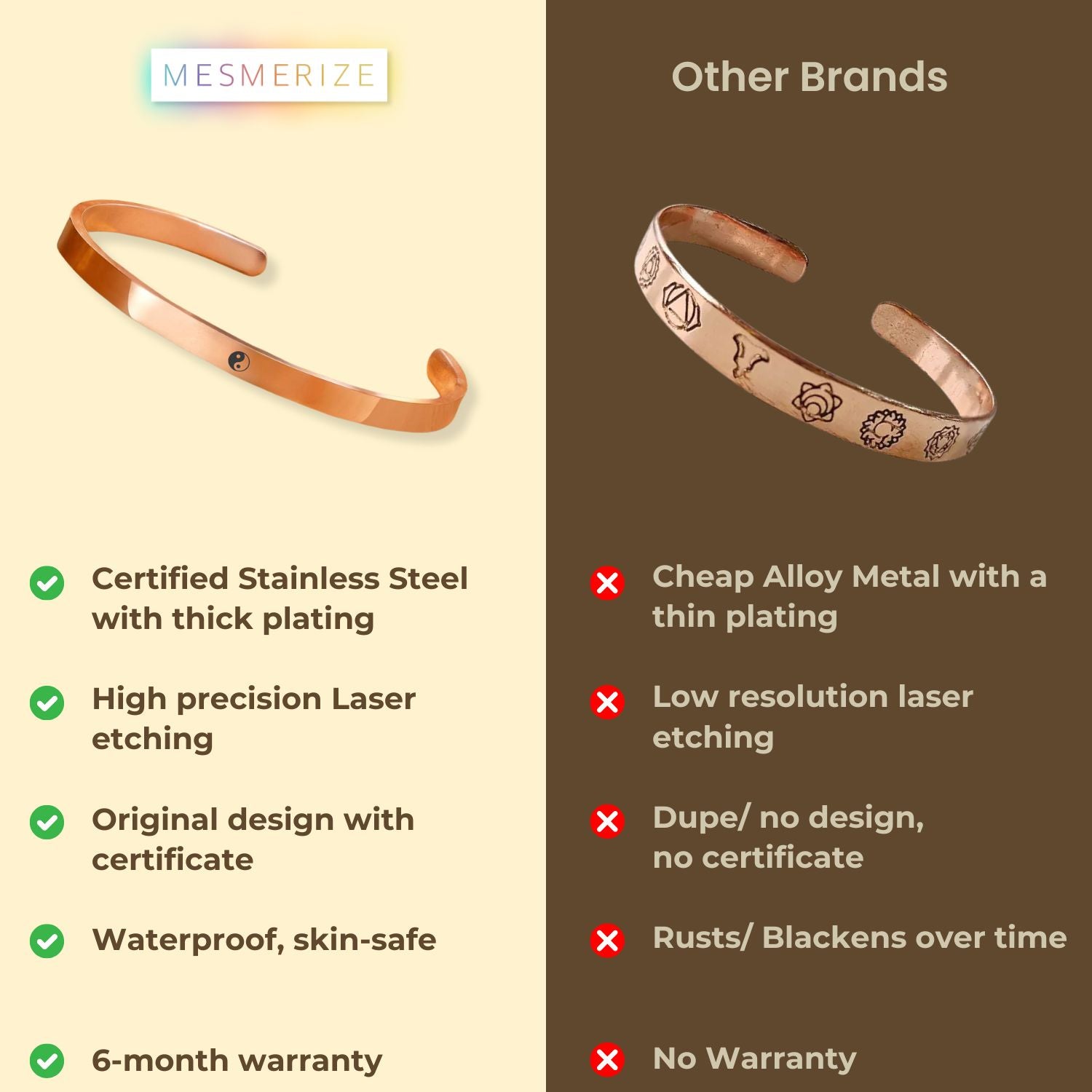 Yin Yang Gloss Cuff Adjustable Bracelet Silver