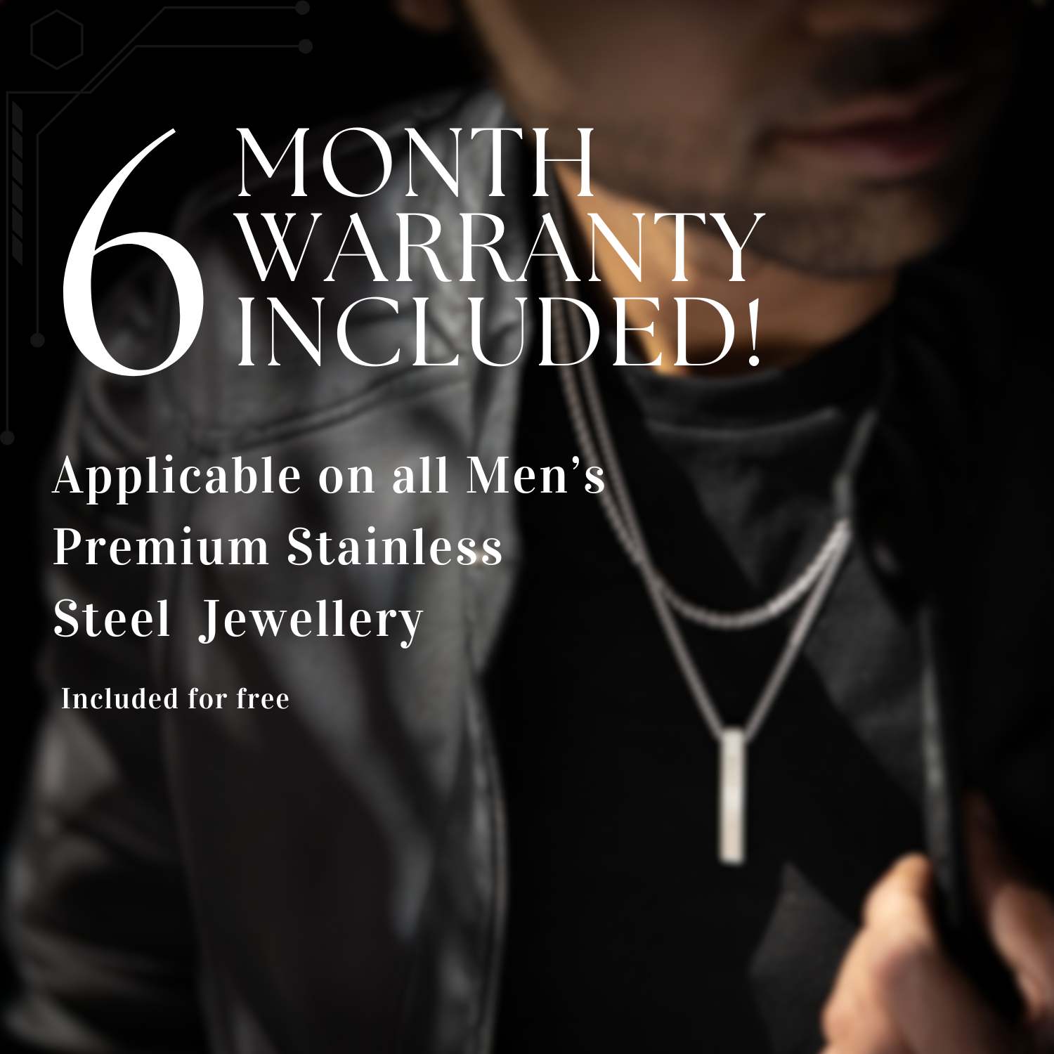 Cuban Chain Necklace Black