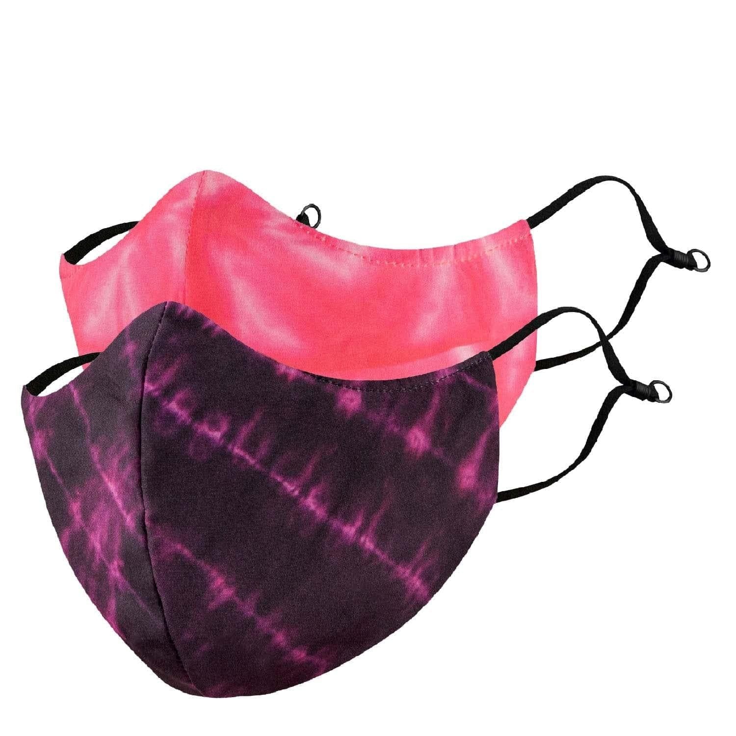 Silky Crepe Adults Aero Mask (Static Volt, Pink Kaleidoscope)