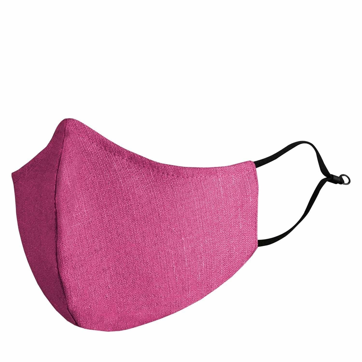 Pink Linen Adults Linen Aero Mask